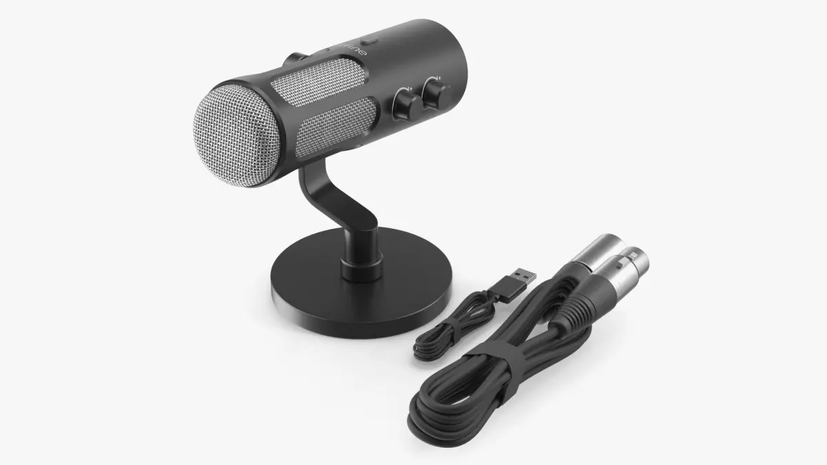 FIFINE AmpliTank Tank3 Dynamic Microphone 3D model