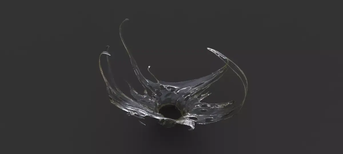 Water stylized tube 3D model
