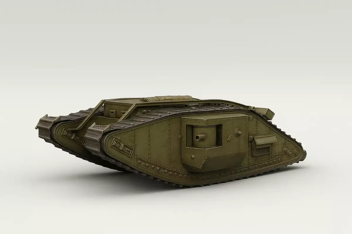 Tank STL File  Armored Vehicle 3D Print Model 3D print model