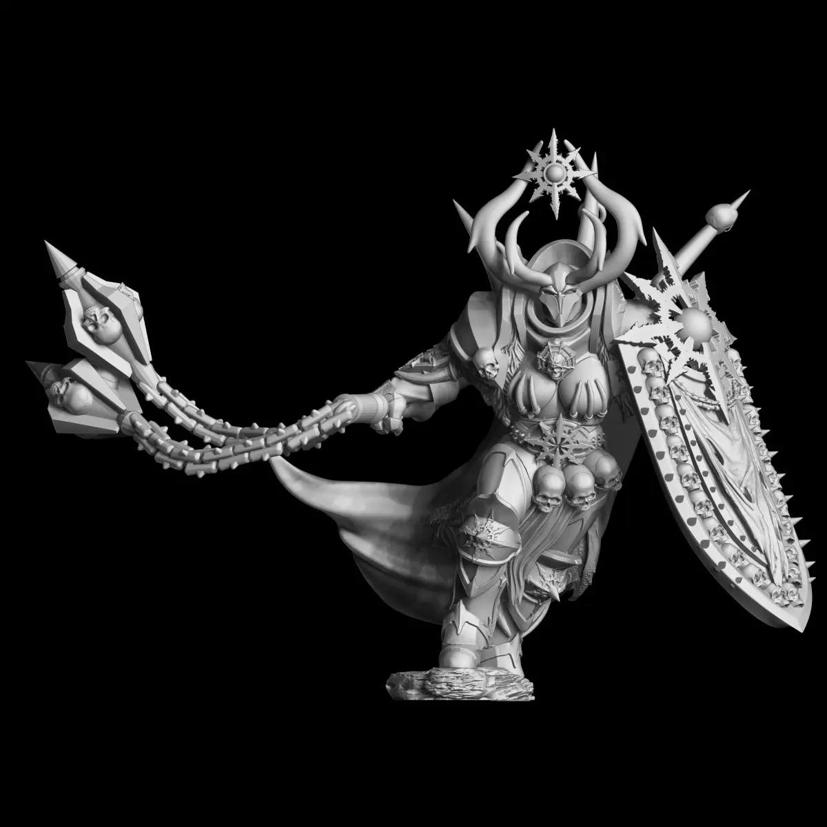 Kaynna statue of demon 3D print model purchase