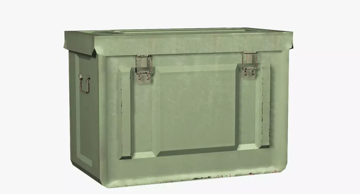Ammo Box 20mm MK3 WWII US Military 3D model