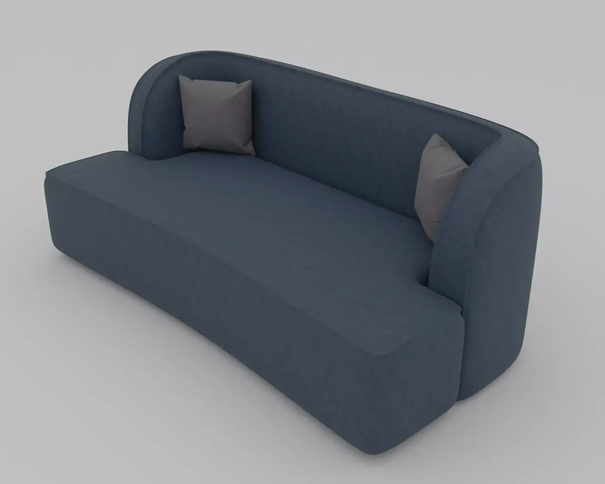 Sofa and pillow Free 3D print model