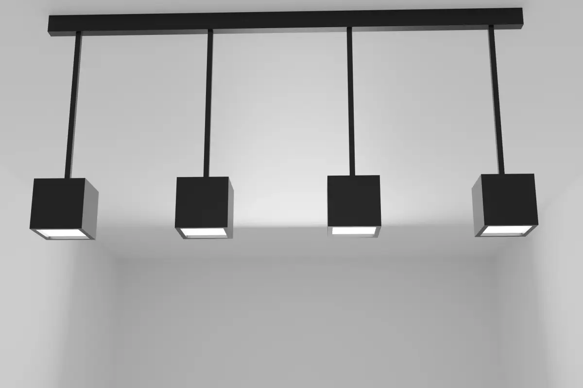 Ceiling lamp Free 3D model 12