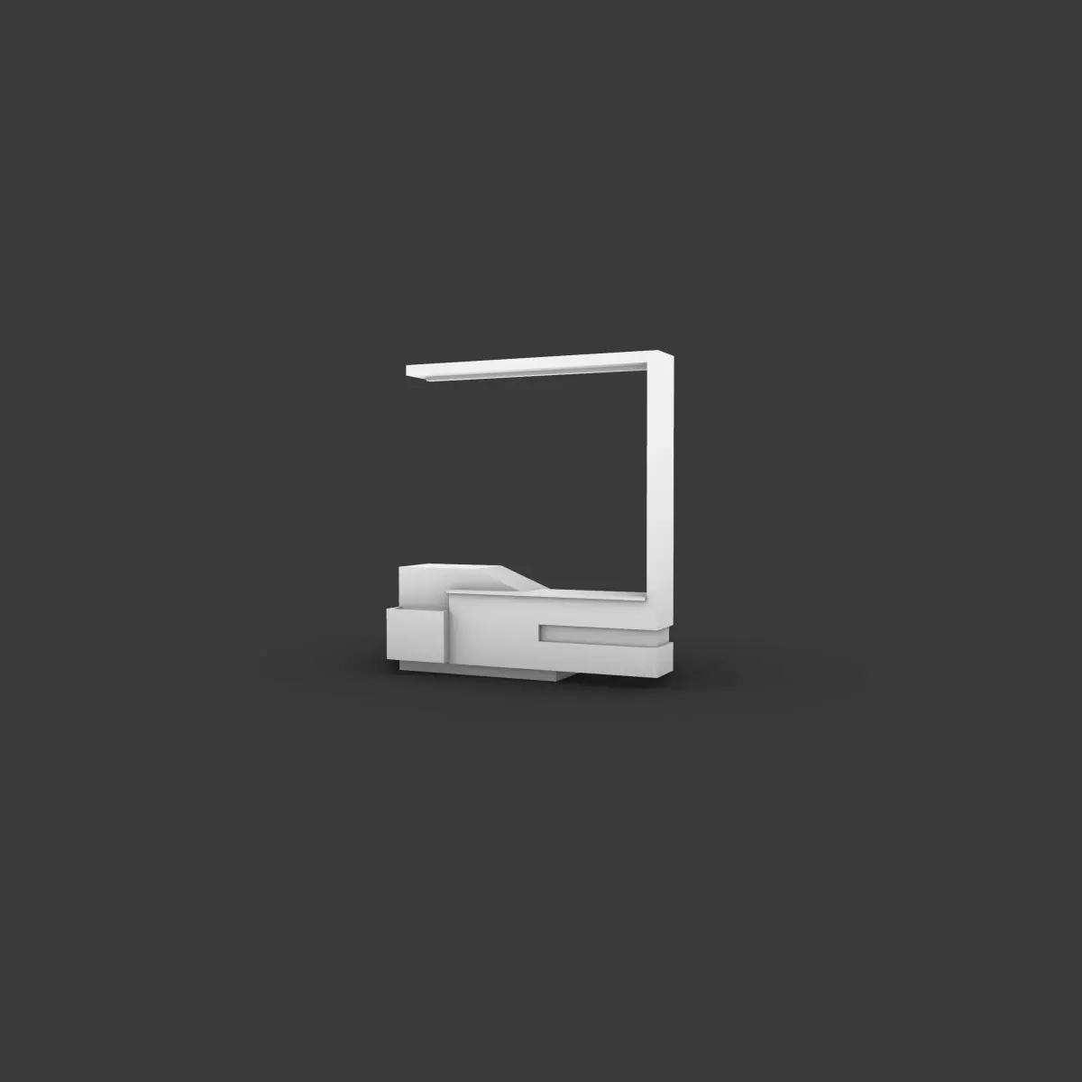 Information desk Free 3D model