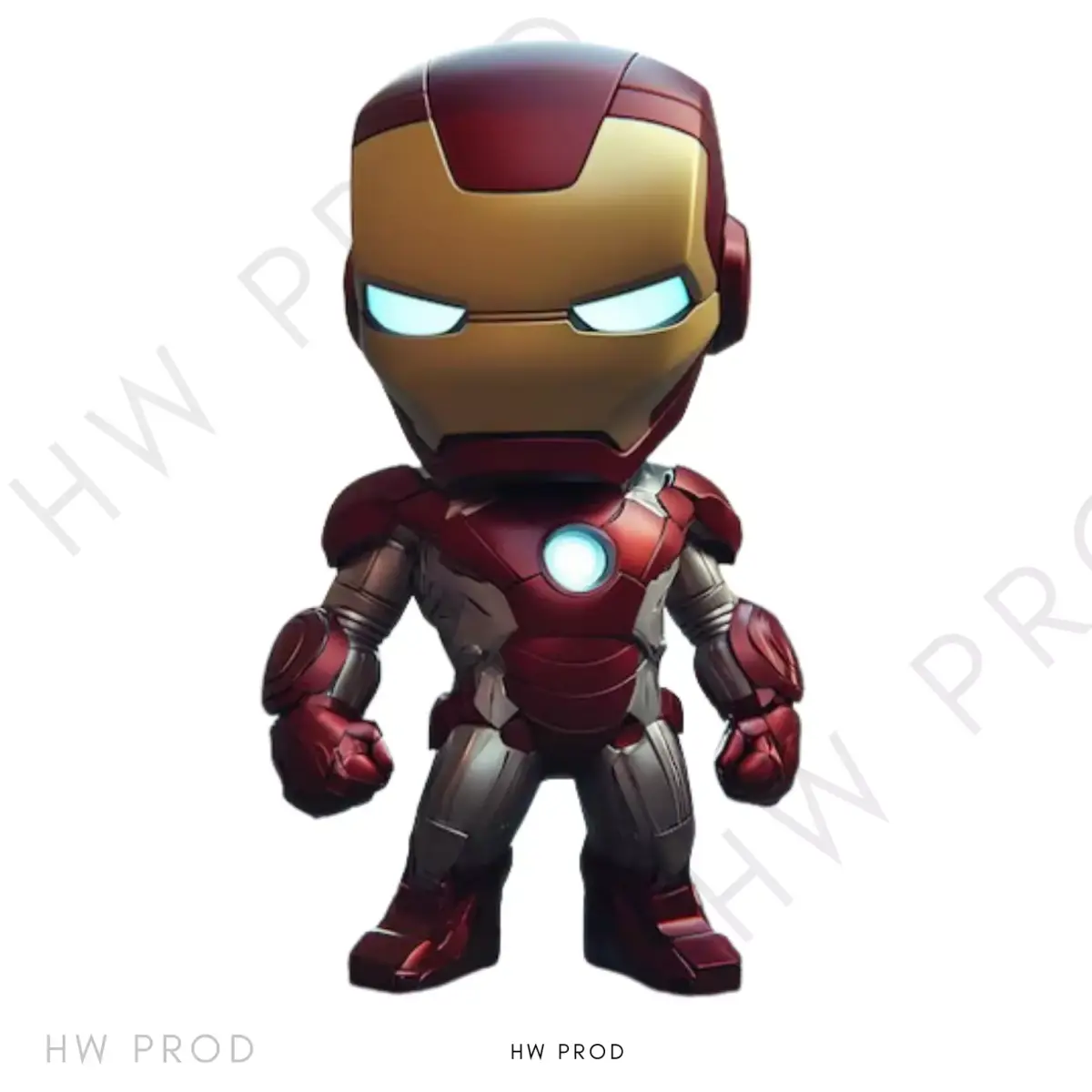 Iron Man Baby marvel robot 3D print model
