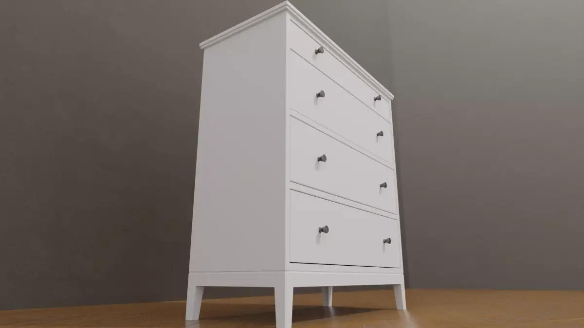 IKEA IDANAS chest of drawer Free 3D model