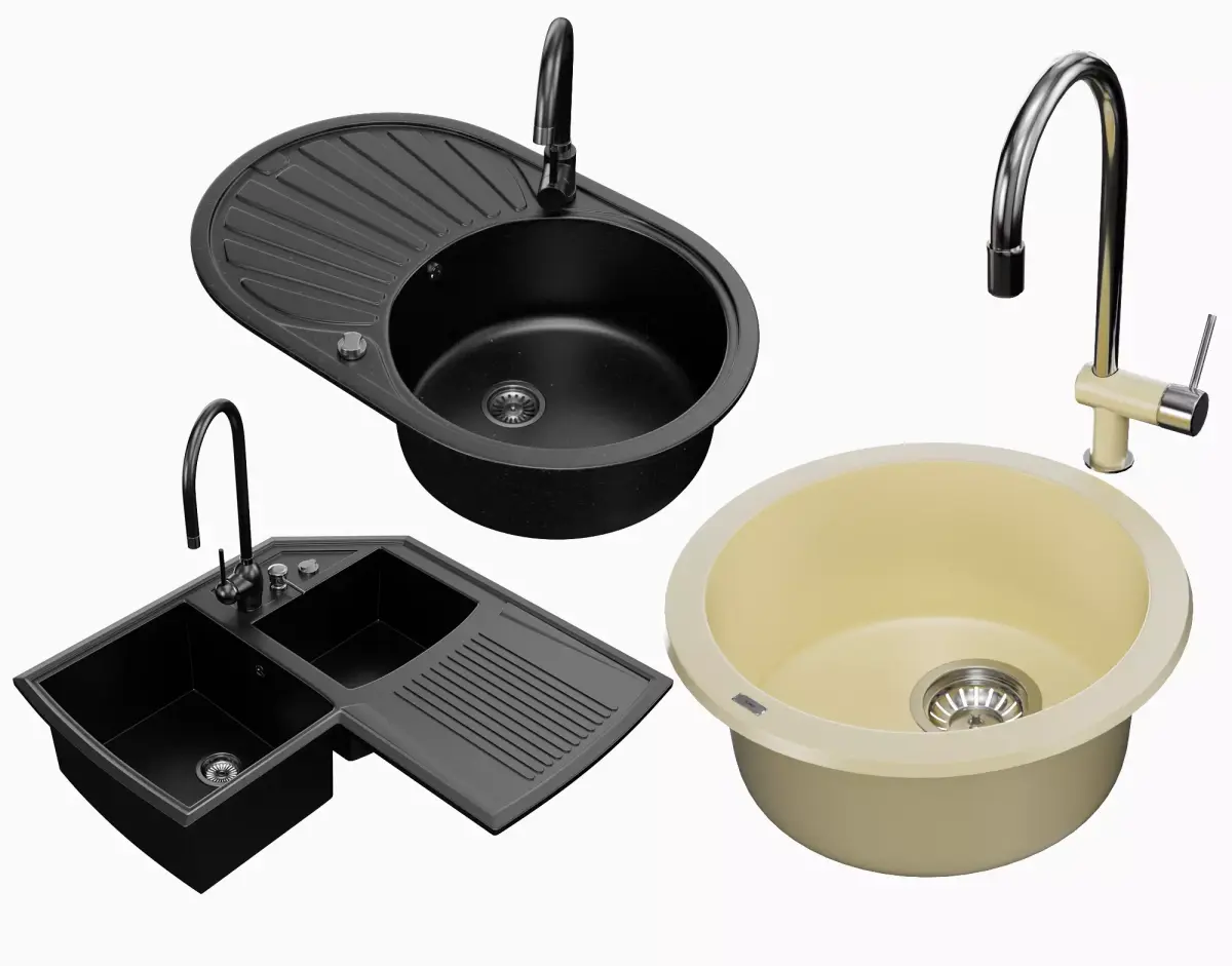 water channel sink 3D model