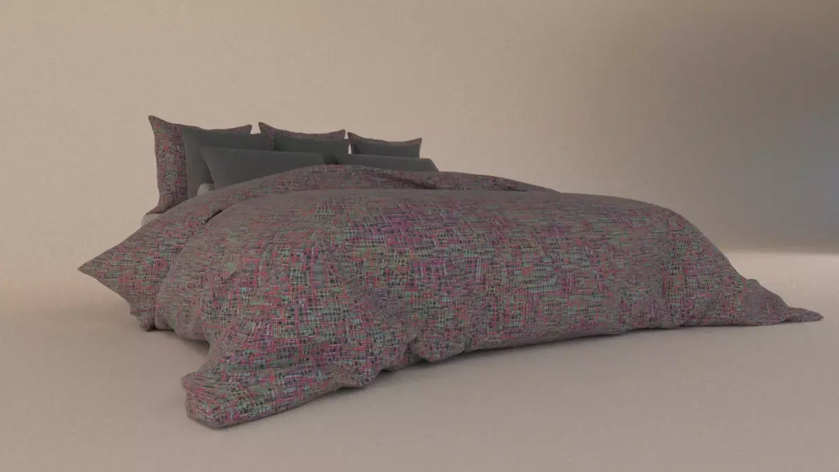 Modern Bed 3d Model Free 3D model