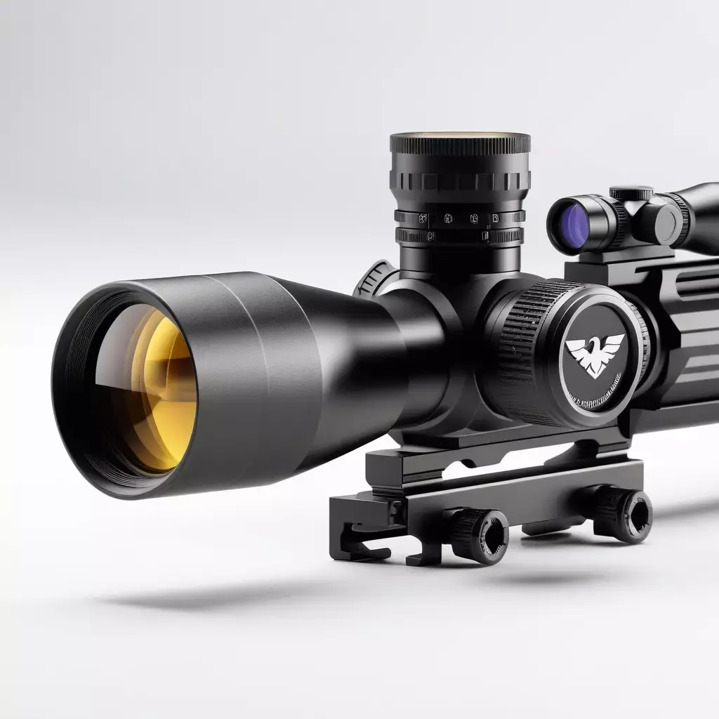 Precision Tactical Rifle Scope 3D model