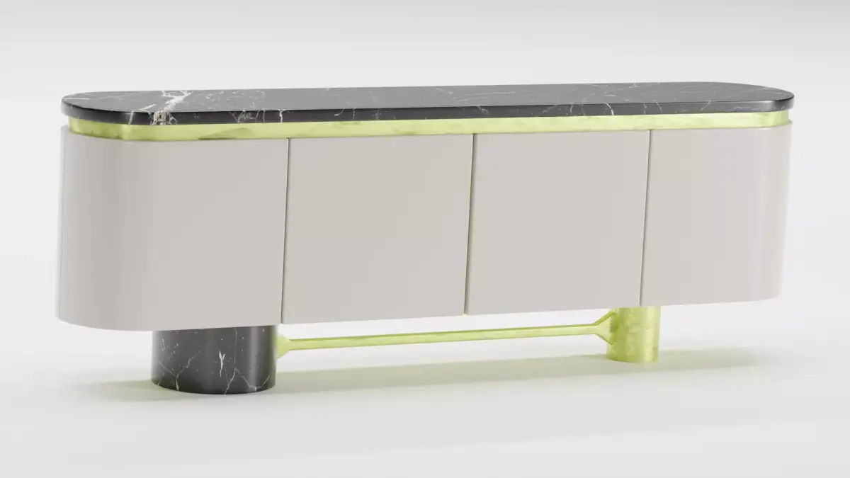 Alder sideboard 3D model
