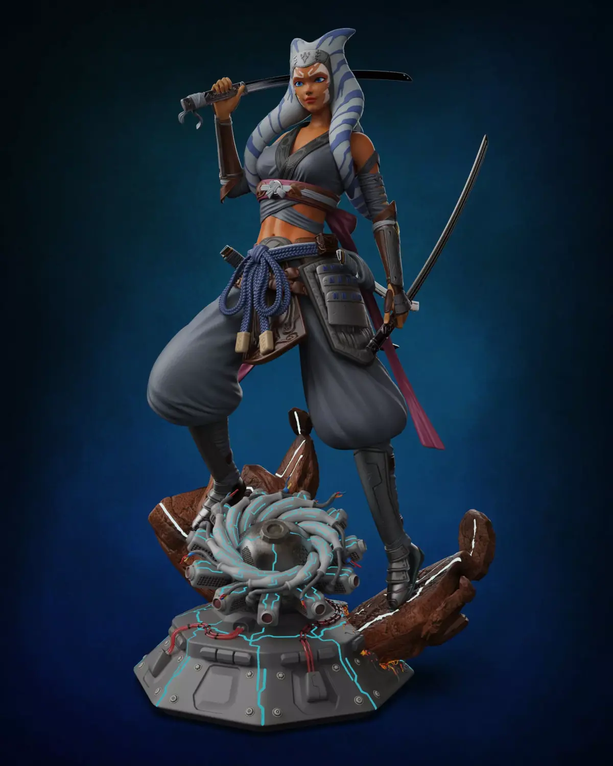 Ahsoka Tano Samurai Concept - Star wars 3D print model purchase