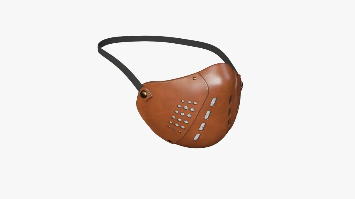 Leather Mask 3D model