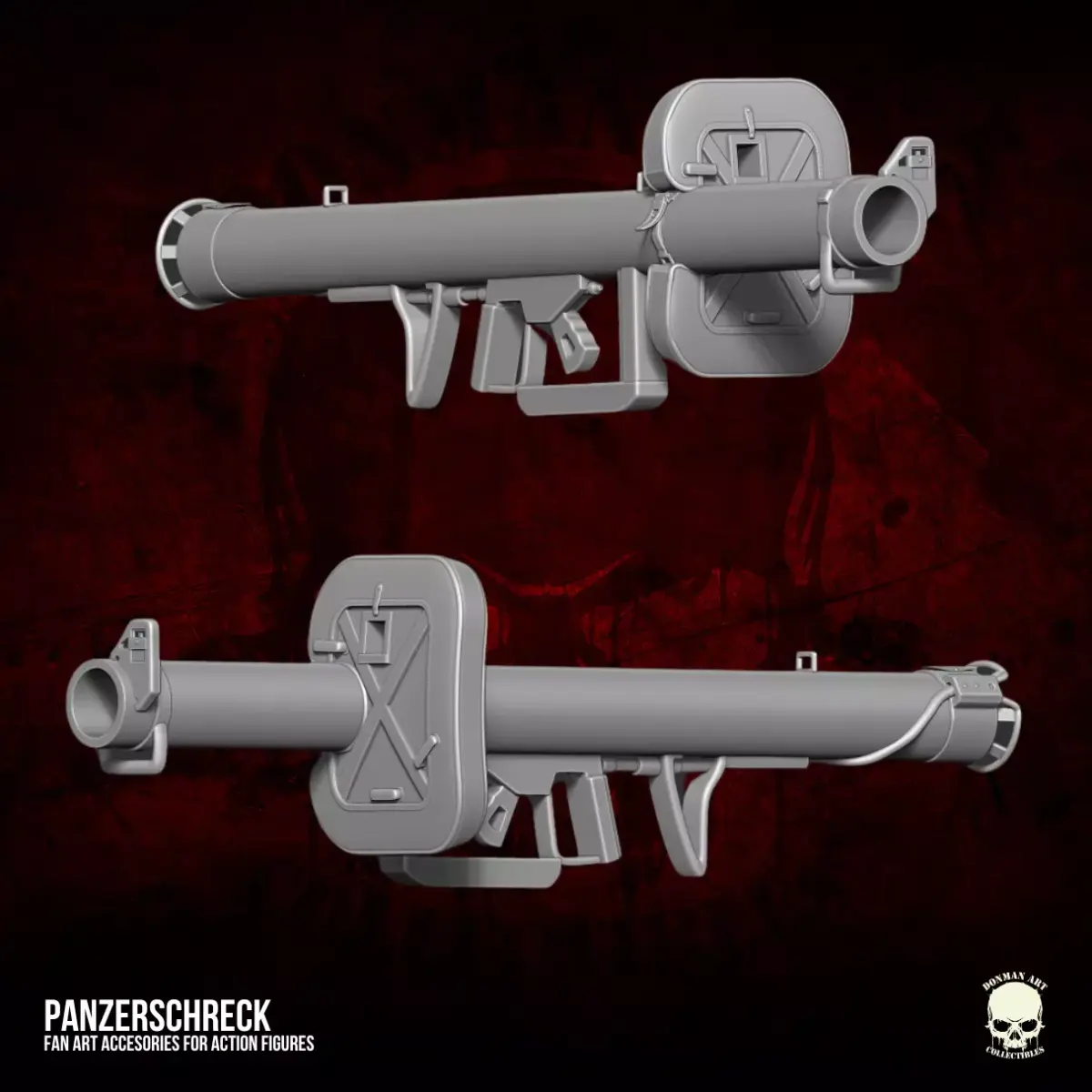 Panzerschreck 3D Printable Files For Action Figures 3D print model