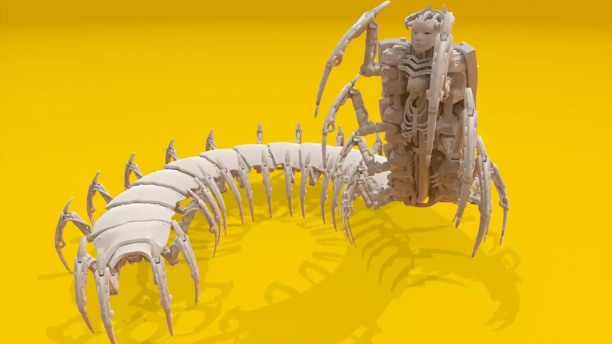 Omukade The Great Man Eater 3D print model