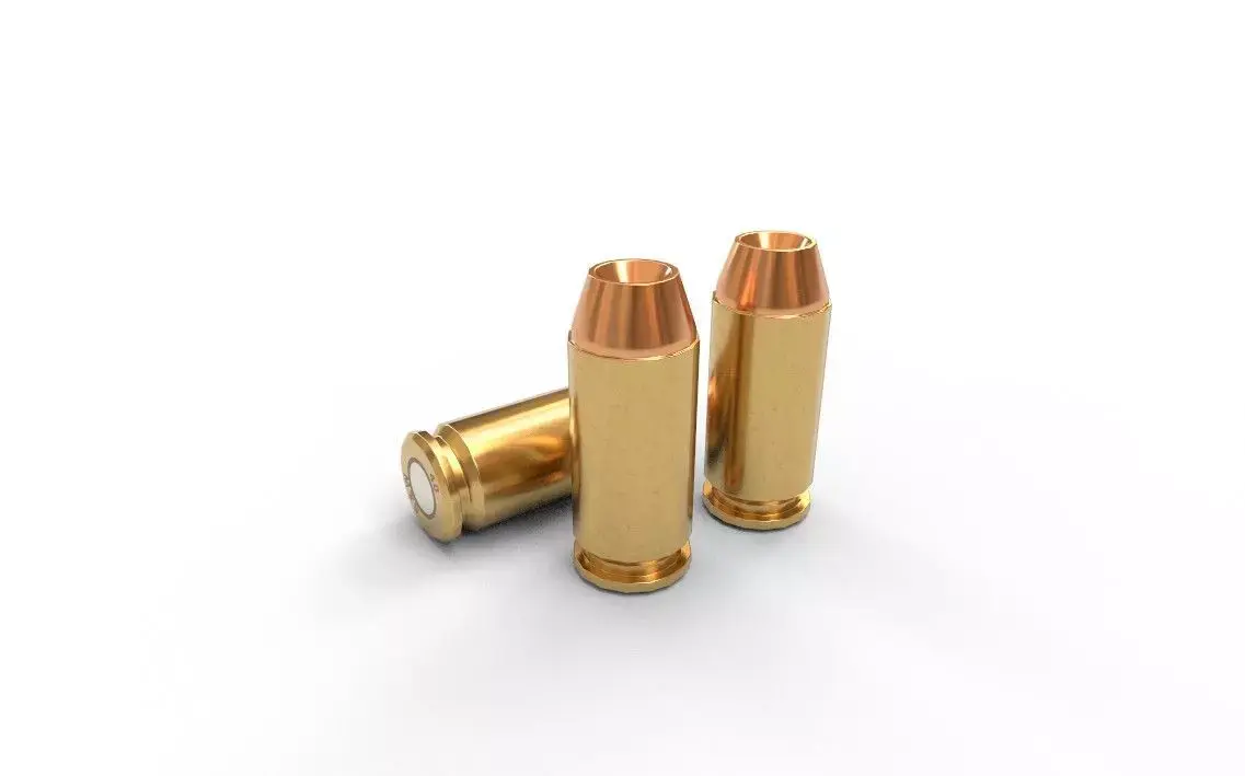 40  SW  Ammo Low-poly 3D model