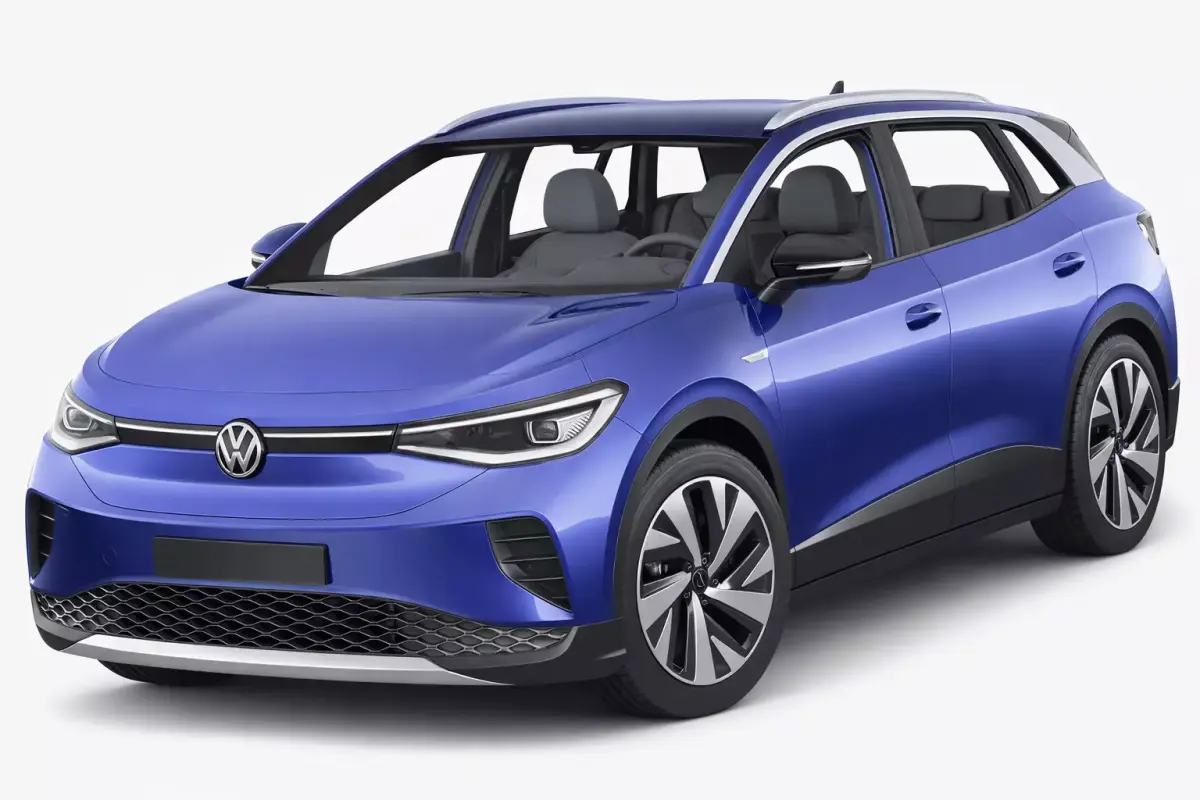 Volkswagen ID4 Low Poly Electric SUV Vehicle Model Low-poly 3D model