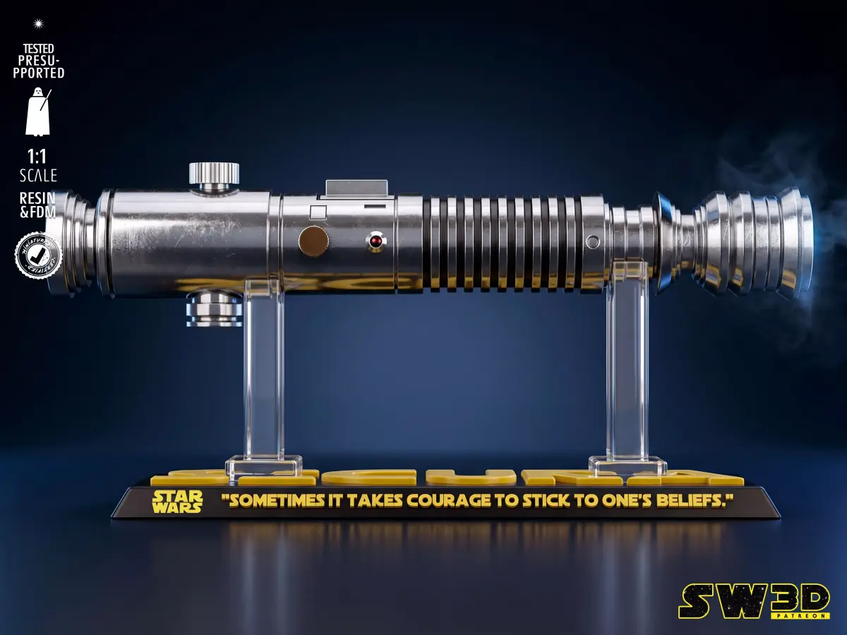  STAR WARS Aayla Secura Ligthsaber 3D print model