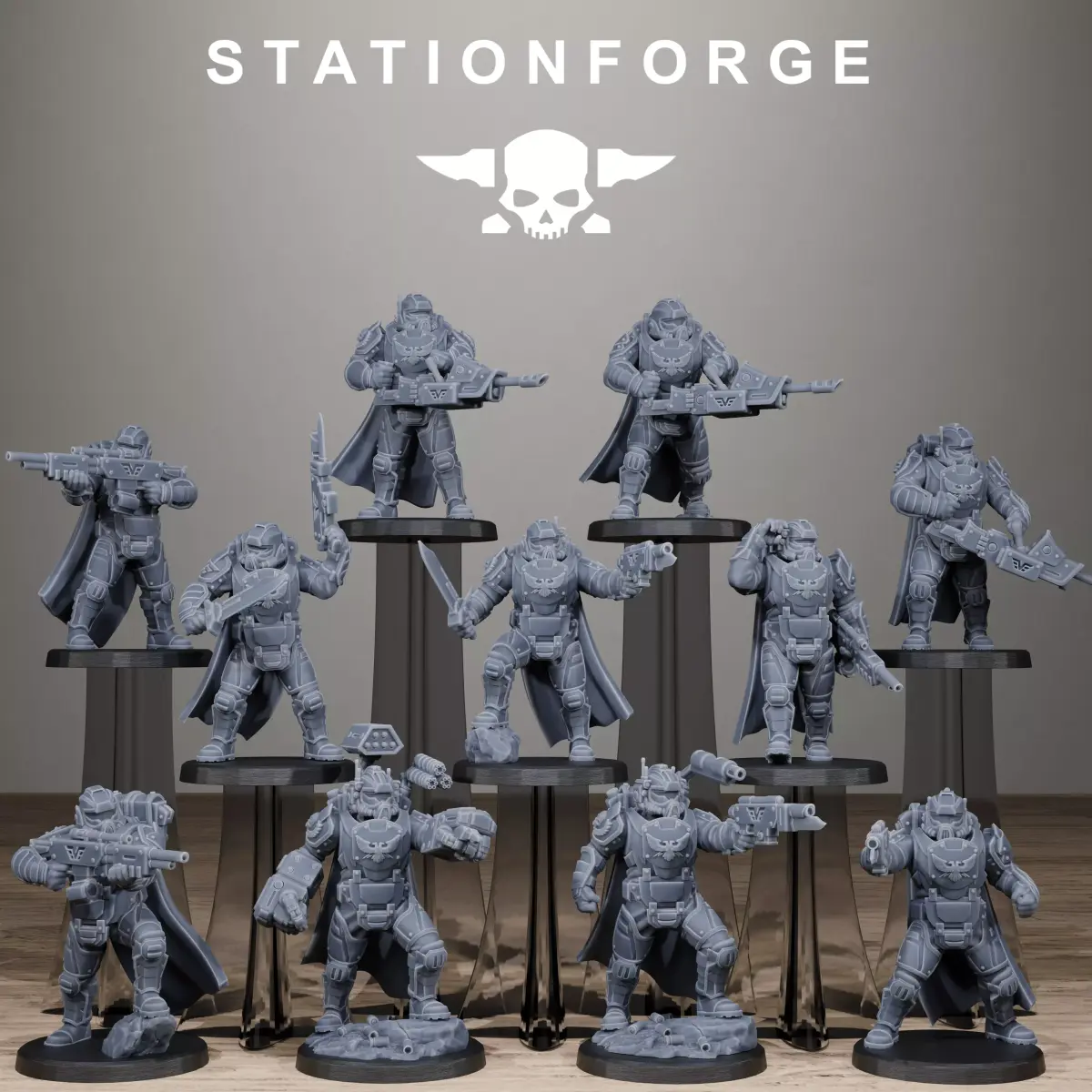 Vaskar Heavy Squad 3D print model