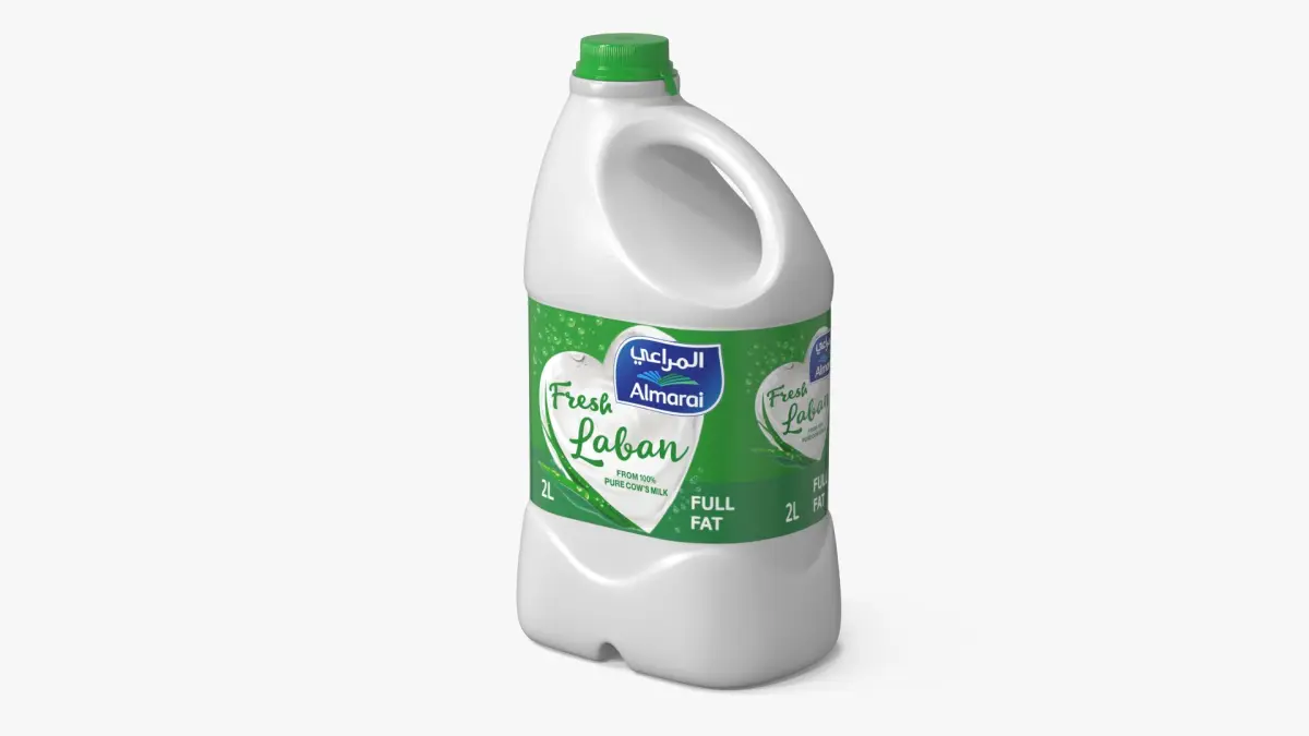 Almarai Fresh Laban Full Fat 2L 3D model