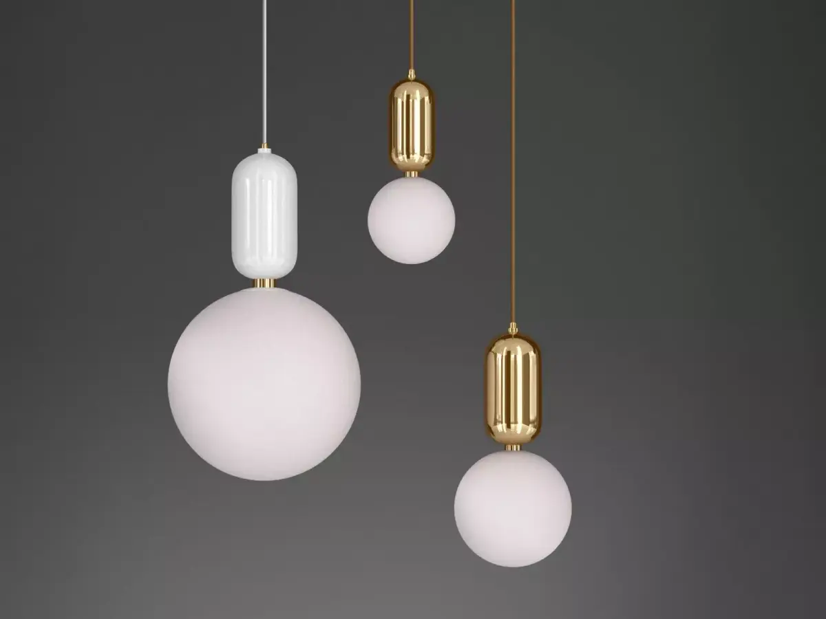 Aballs Pendant Lights Free 3D model