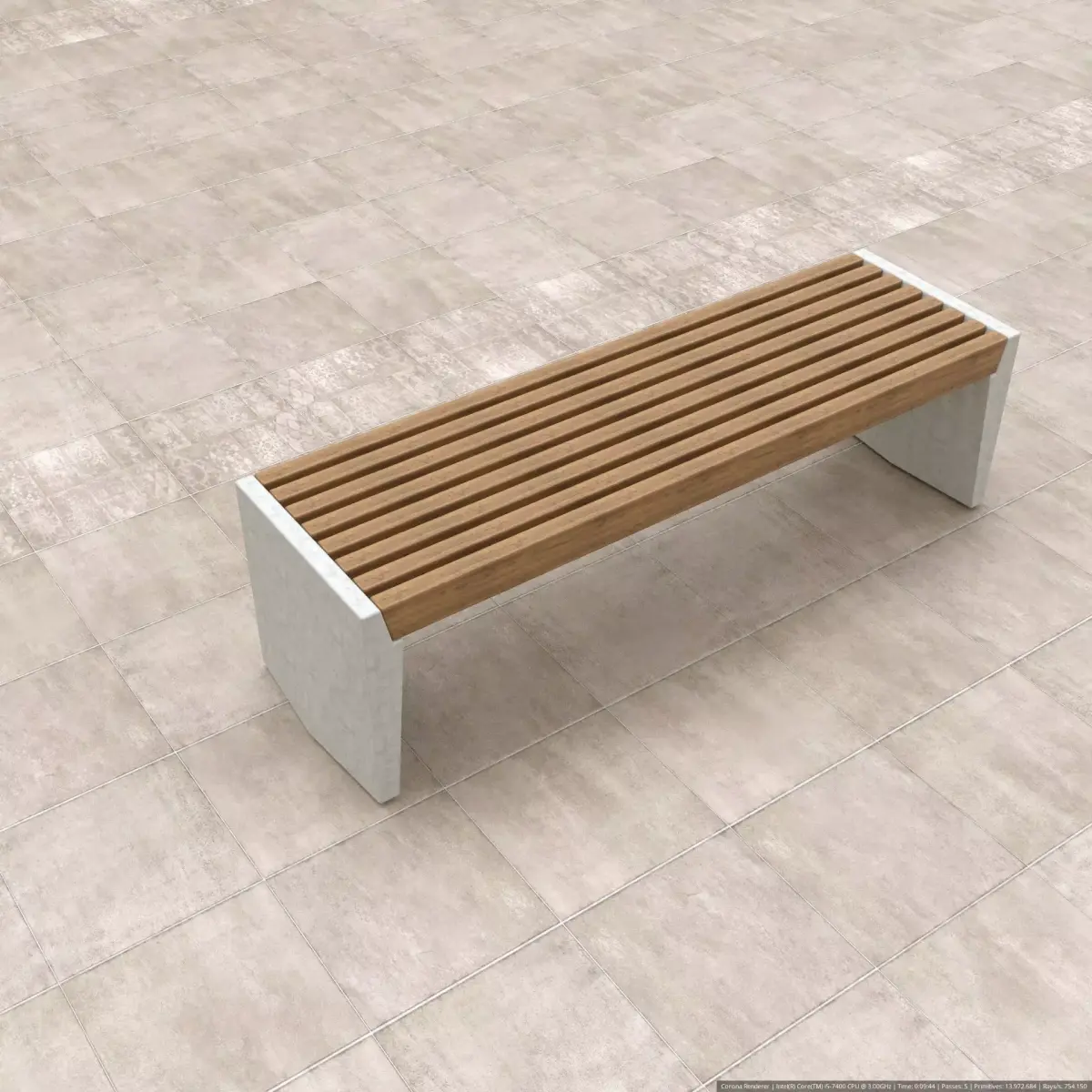 exterior bank 3D model