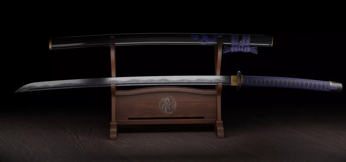 katana game-ready Low-poly 3D model