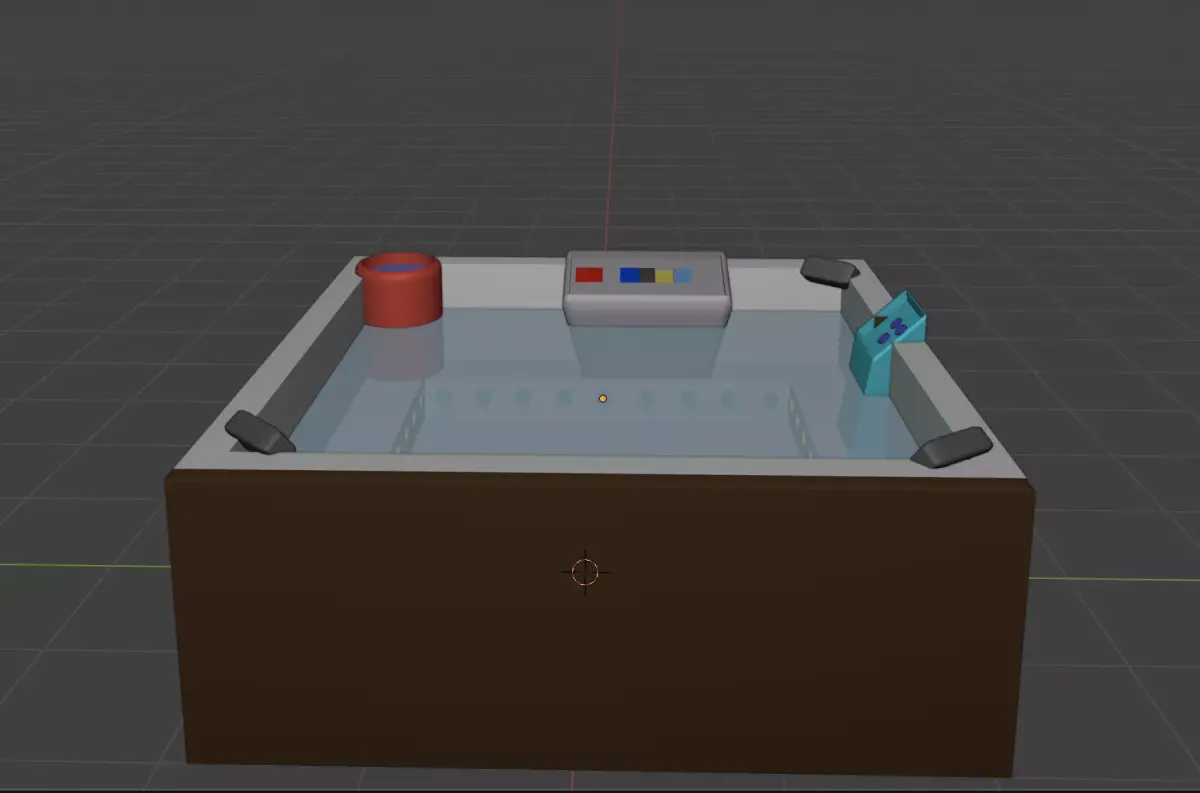 Hot Tub Free 3D model