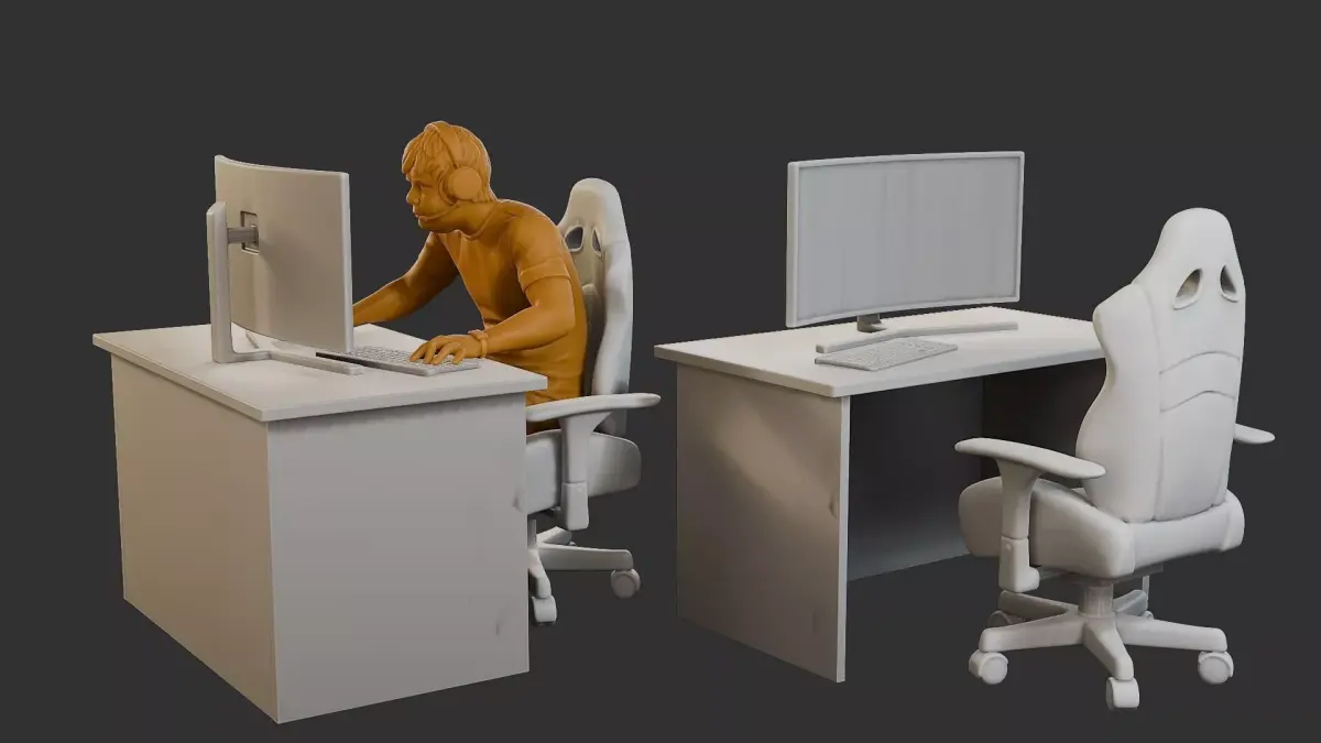 Video Game Player VGP1 007 3D print model