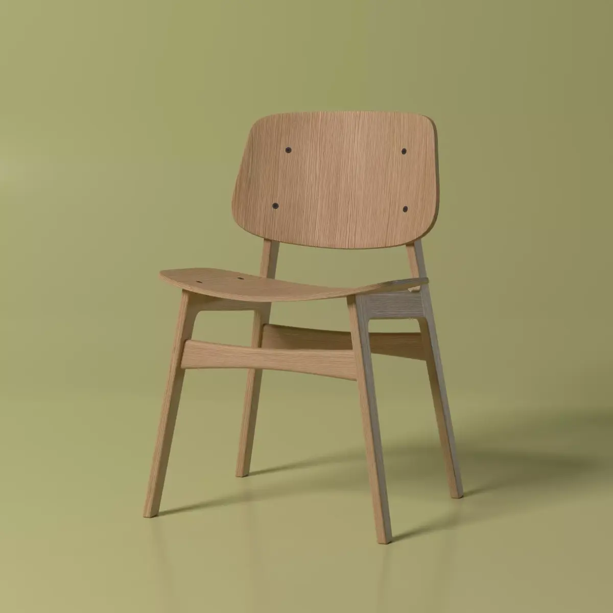 Wooden chair Free 3D model order