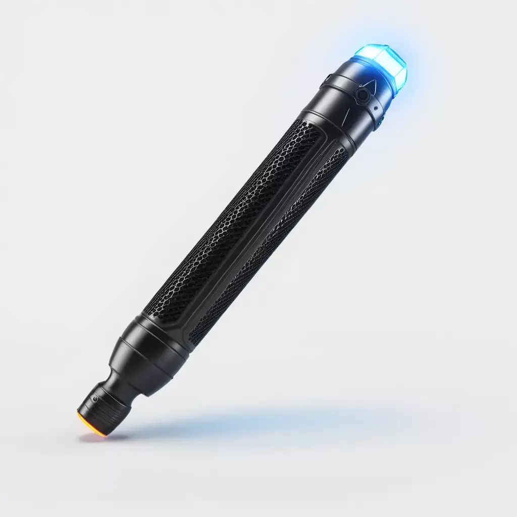 SciFi Stun Baton Glowing Weapon 3D model