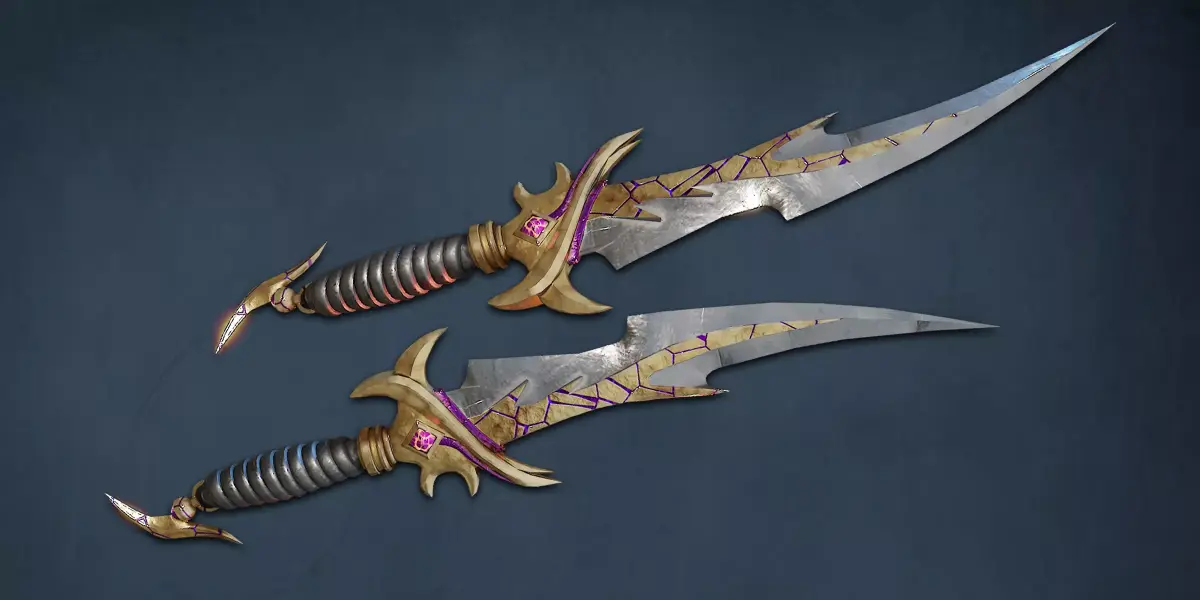 Fantasy Dagger 1  Low-poly 3D model