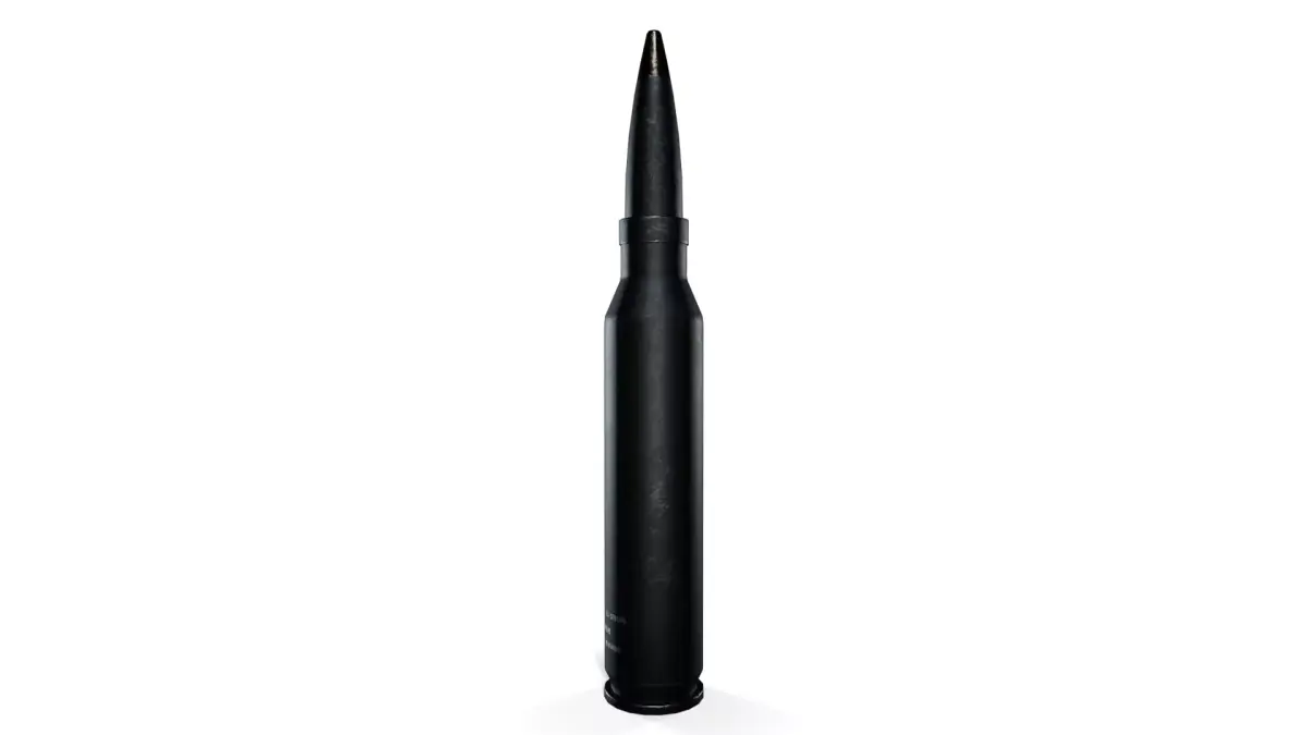 Sci-Fi 50 Caliber Bullet 01 - PBR Game Ready Low-poly 3D model