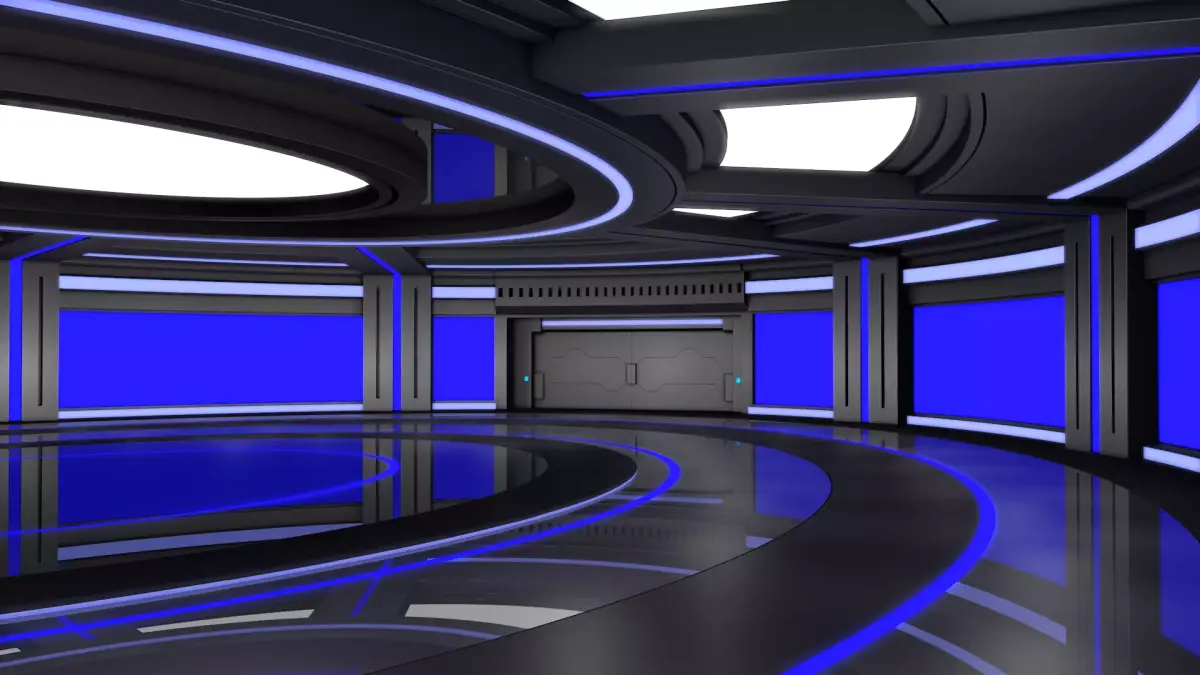 Sci Fi Room Interior 3D model get
