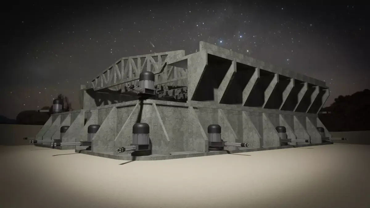 RC CONCRETE BASE  3D model