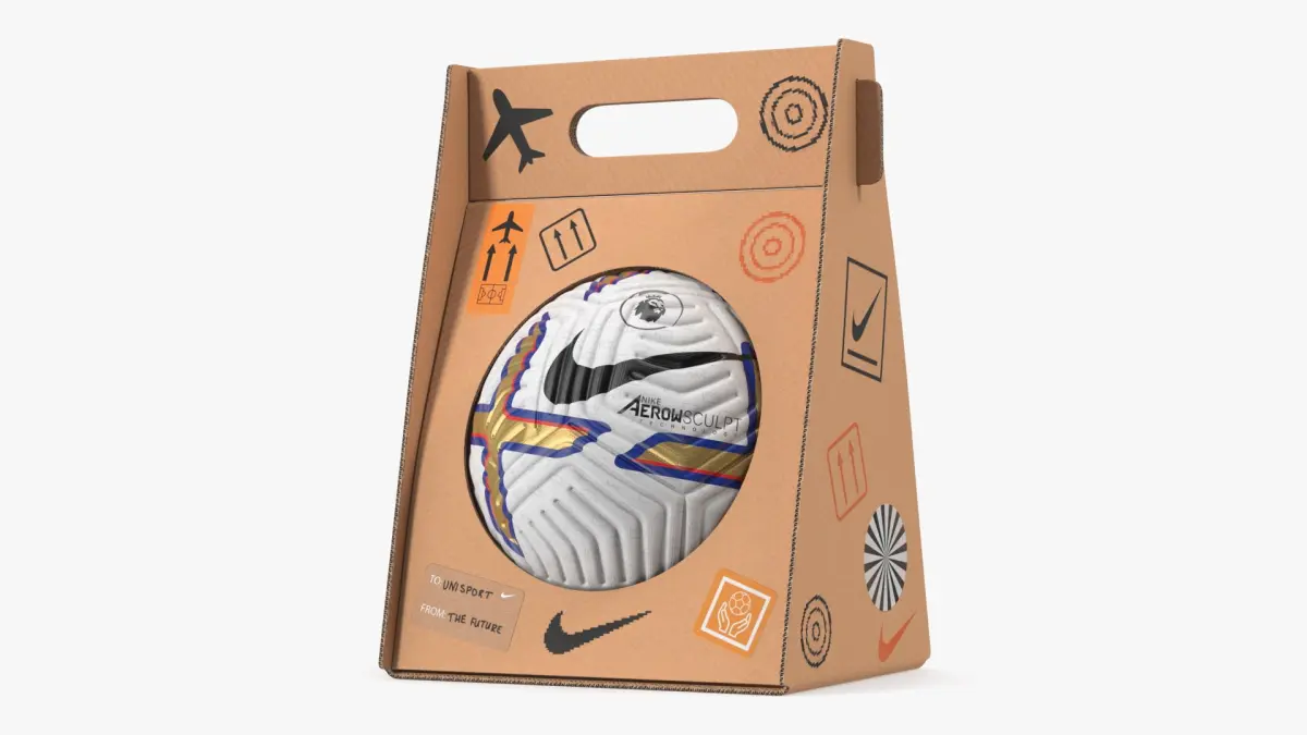 Packed Premier League 2022-23 Nike Flight Soccer Ball 3D model