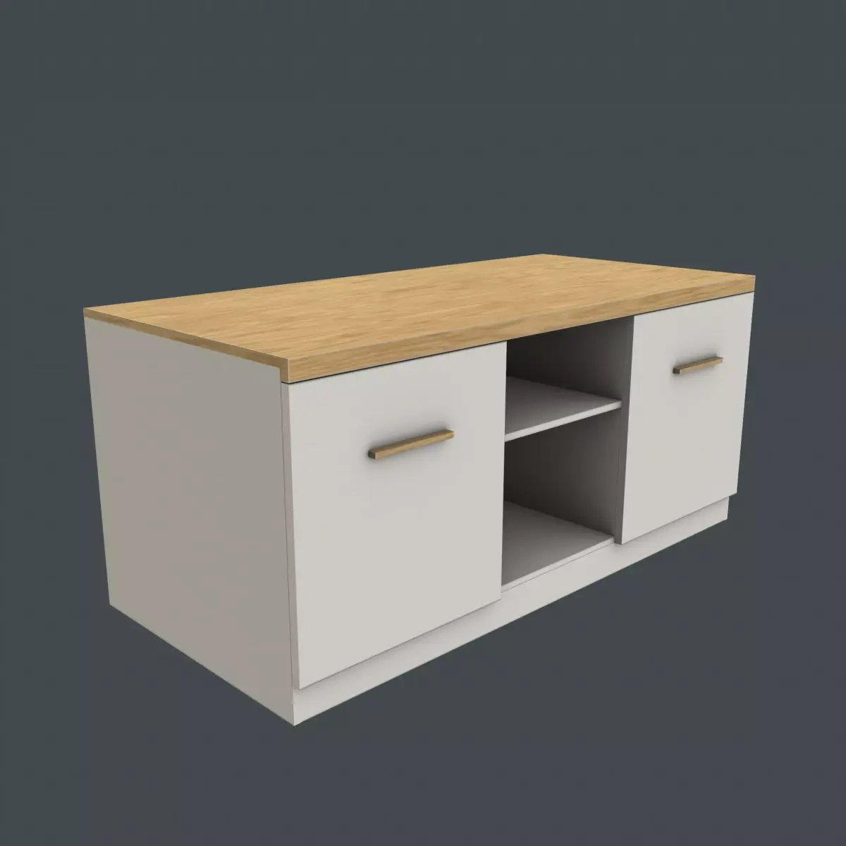 TV stand Free low-poly 3D model purchase