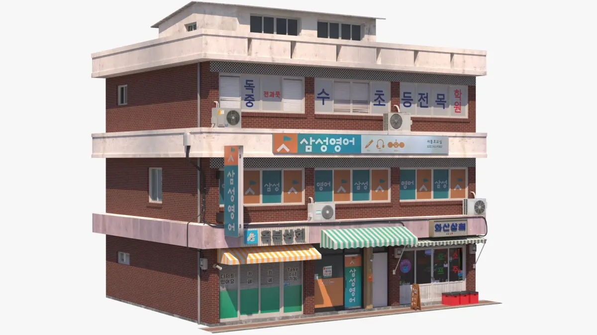 Saetgol -ro Building 3D model purchase