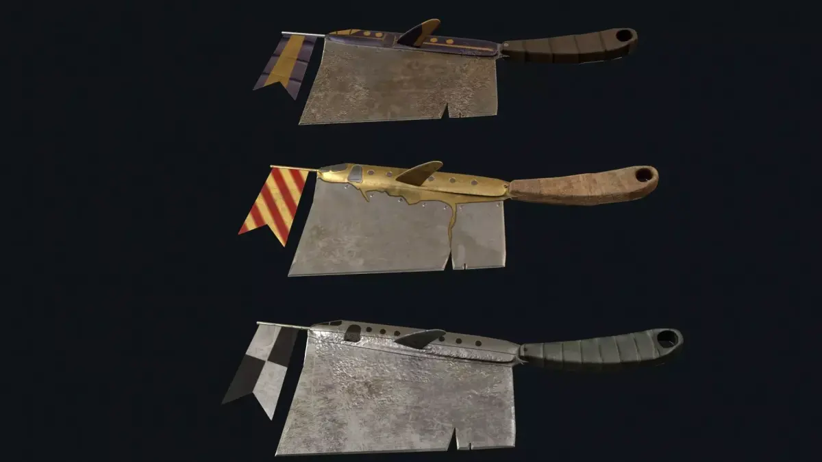 Clown Cleaver Low-poly 3D model
