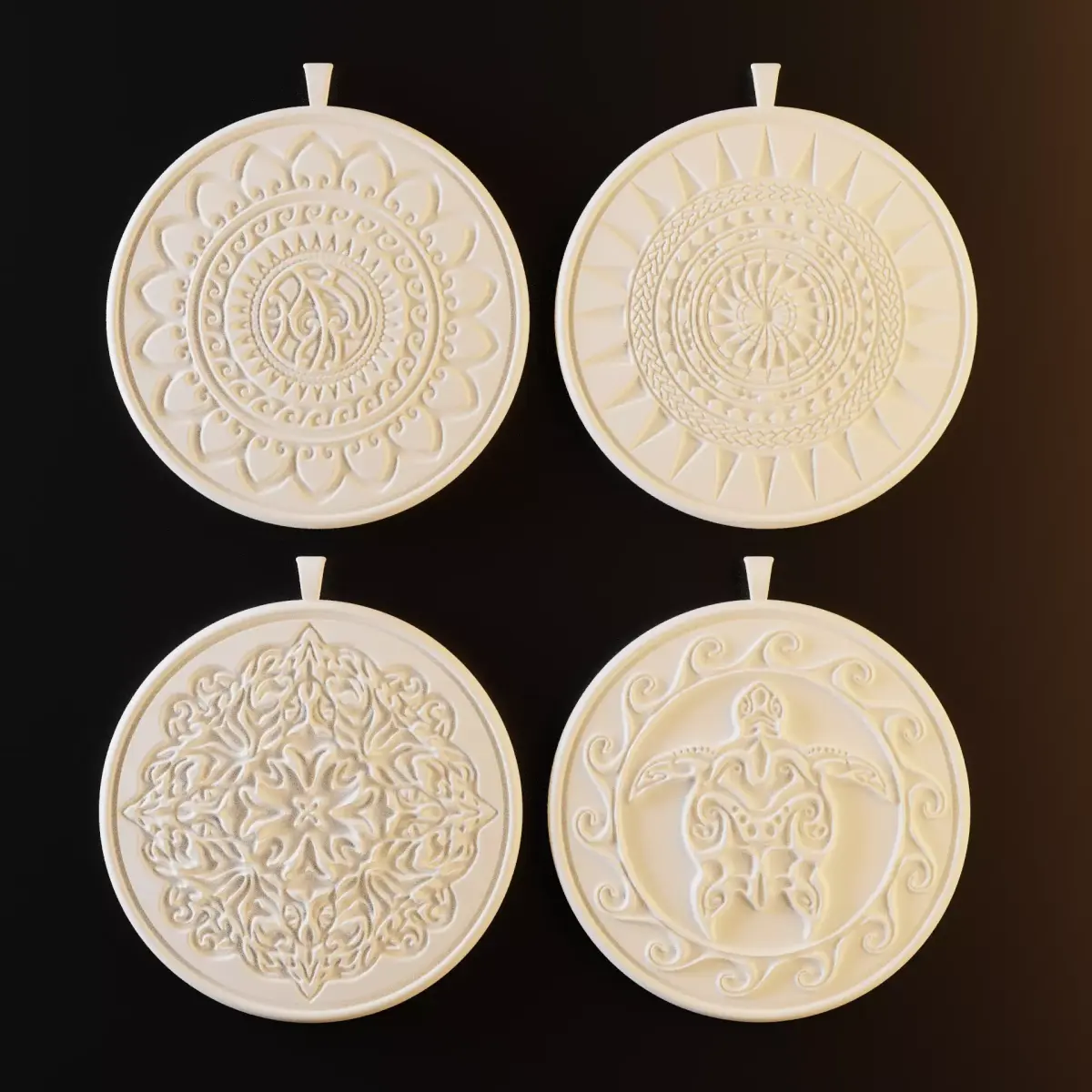 Art Pendants 3D print model