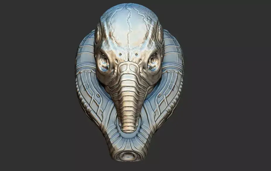 skull space jockey 3D print model purchase