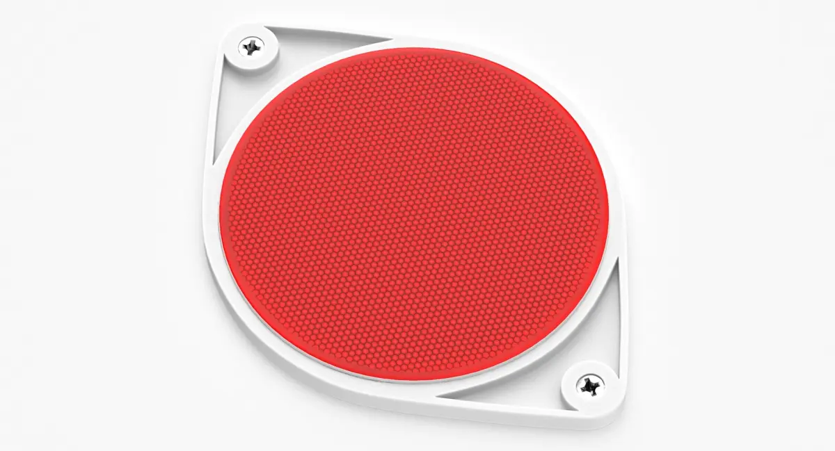 Road Stud Round Reflectors Red 3D model