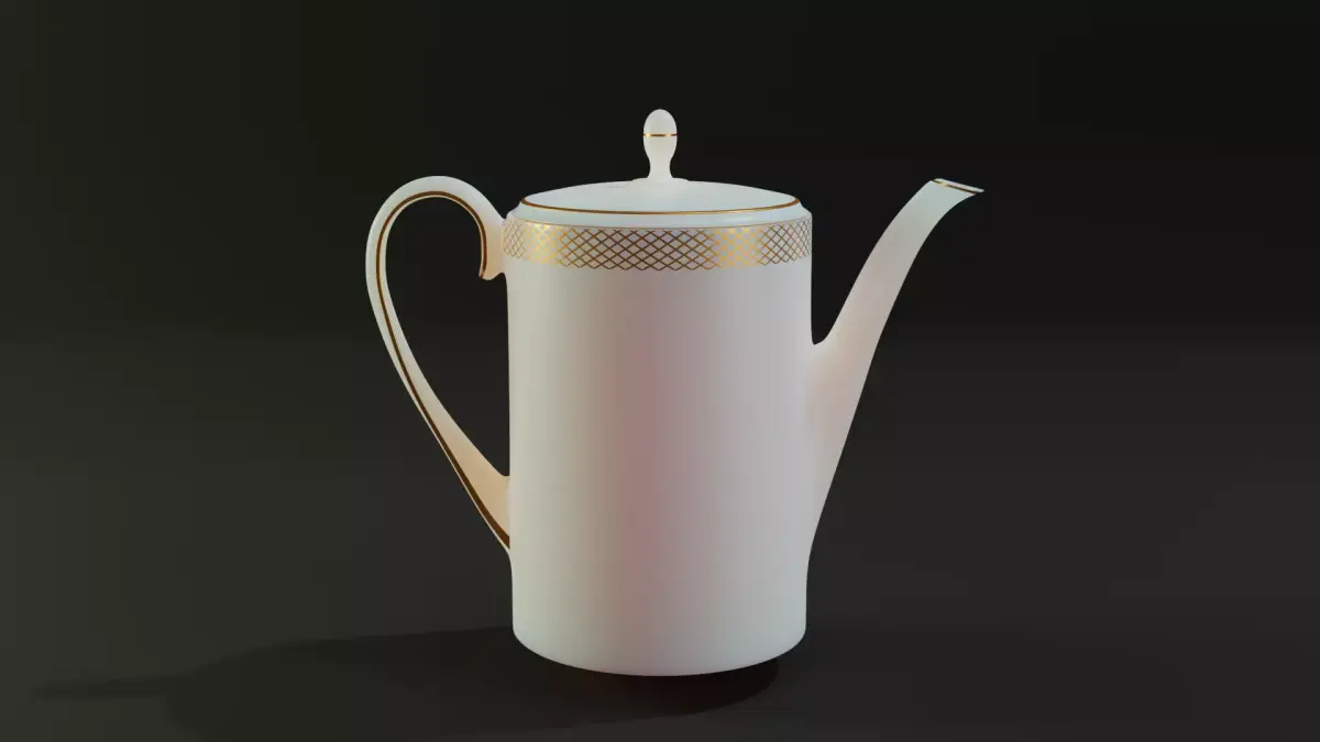 Teapot coffee pot Free 3D model