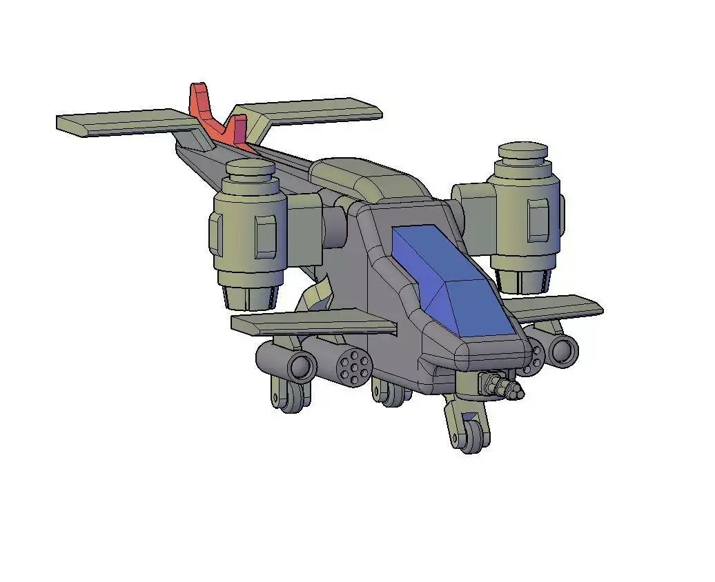 SPACE HELICOPTER - COBRA SP 2 3D print model purchase