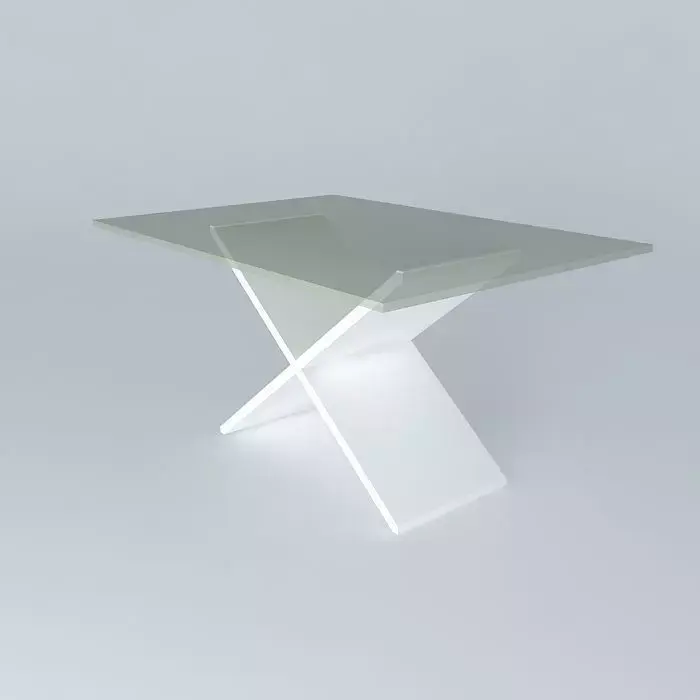 Glass table  Free 3D model purchase