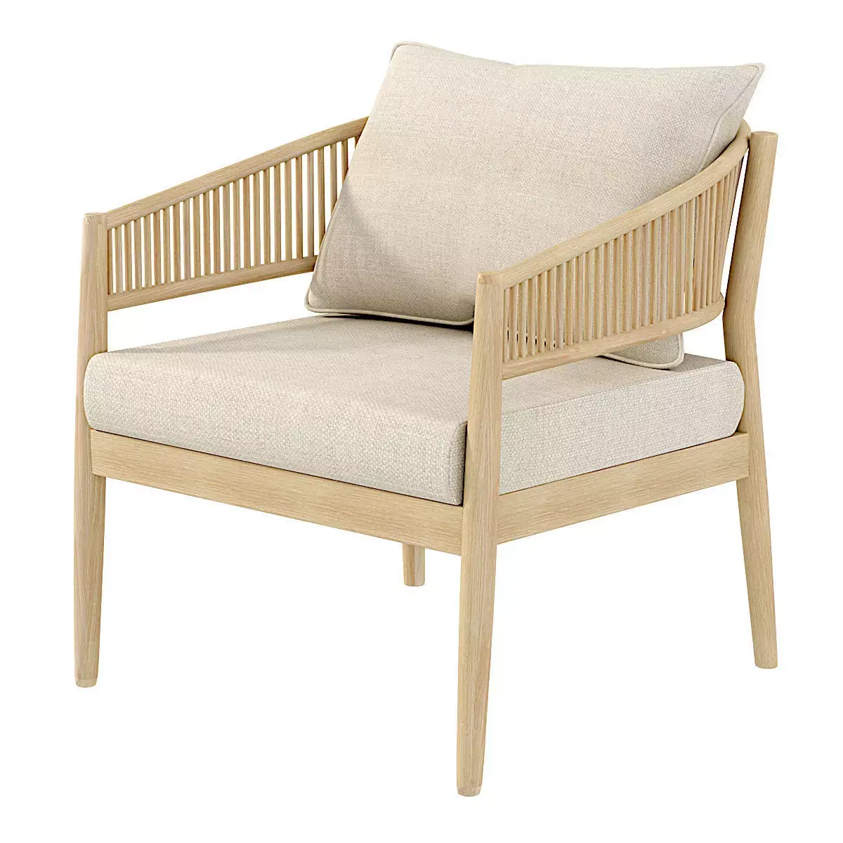 SIMPLIHOME Outdoor Chair Low-poly 3D model