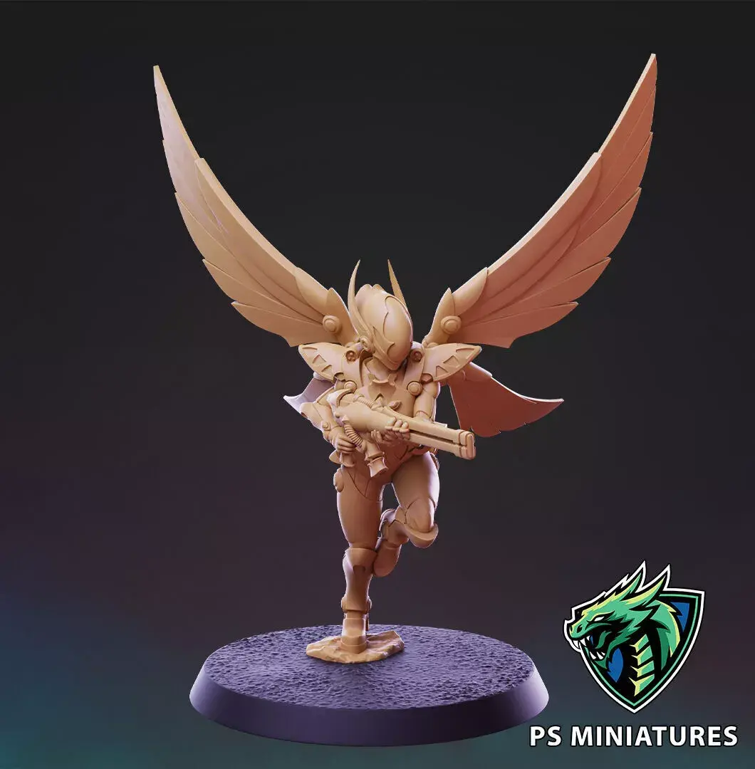 Galaxy Elves - Female Vengeful Wasps Pose 1 3D print model