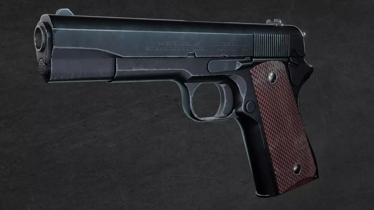 game ready colt 1911 Low-poly 3D model