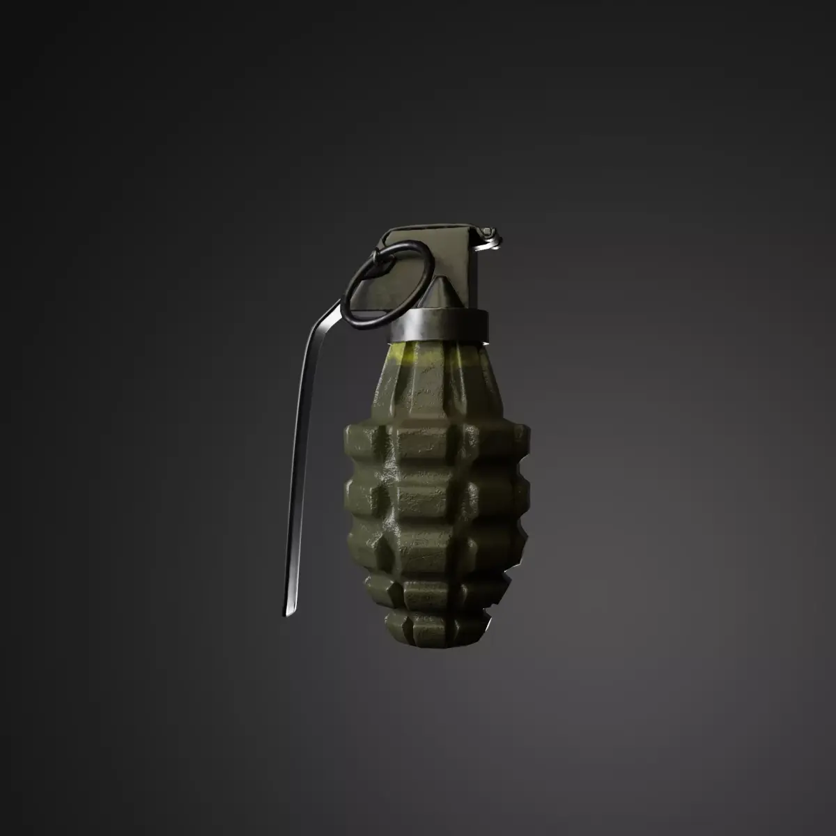 pineapple grenade 3D model