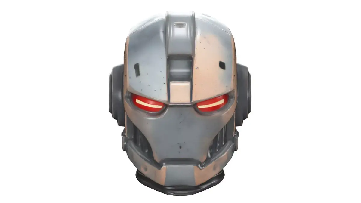 Robot helmet Low-poly 3D model purchase