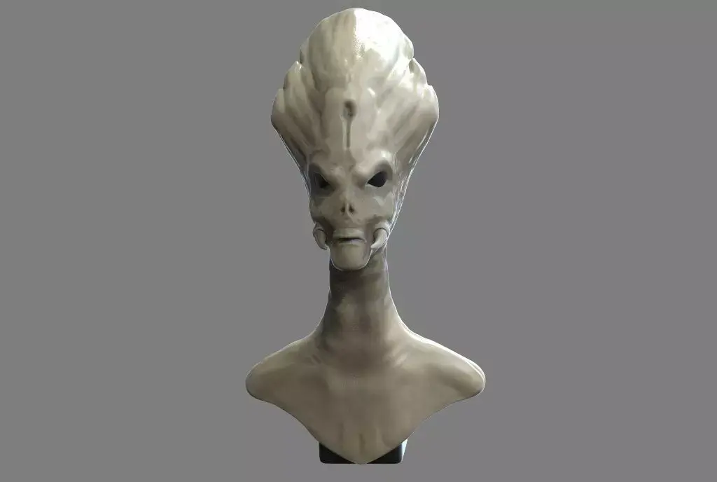 Alien Bust 10 3D print model purchase